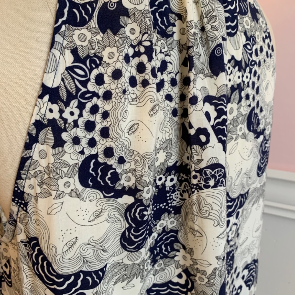 Anthropologie Maeve Tensi Swing Tank Top Size 4 - Picture 4 of 8
